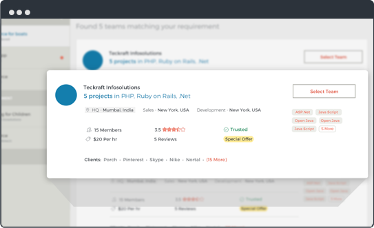 Data Driven Matching